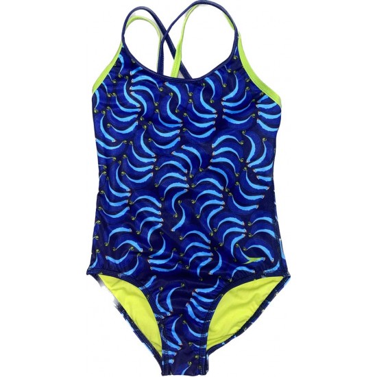 MAIÔ SPEEDO JUNIOR CROSS DUO BANANA - BANANA AZUL